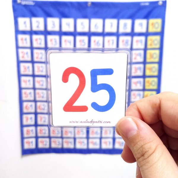 TARJETAS NÚMEROS DEL 0 AL 100 (R. Descargable)