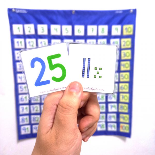 Pack Tabla del 100 Montessori (R. Descargable)