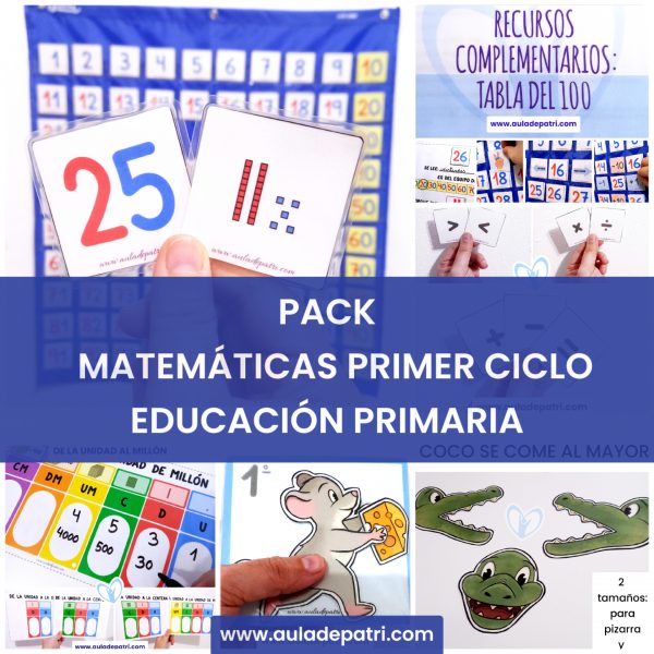 Pack Matemáticas Primer Ciclo de Primaria (R. Descargable)