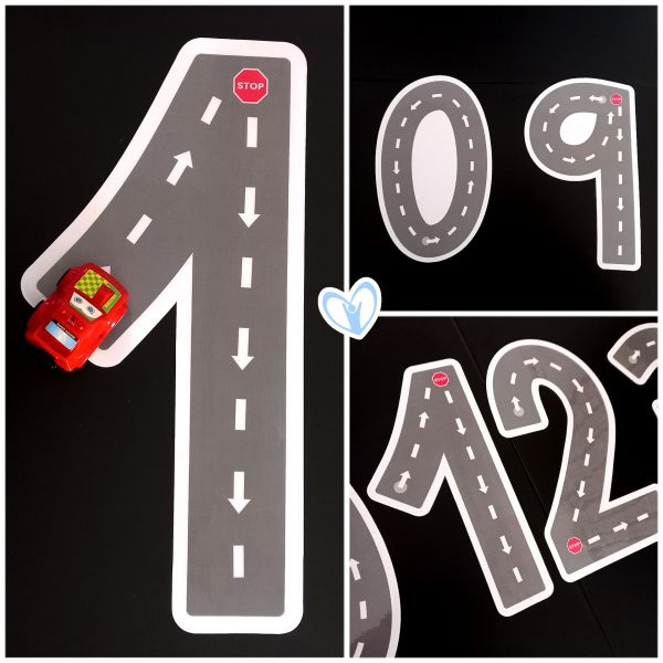 Números: Trazo Carretera (R. Descargable) - Imagen 4