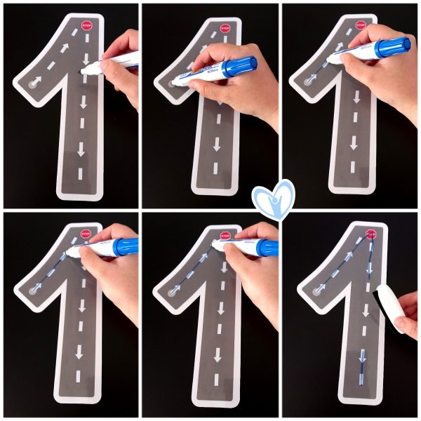 Números: Trazo Carretera (R. Descargable) - Imagen 3